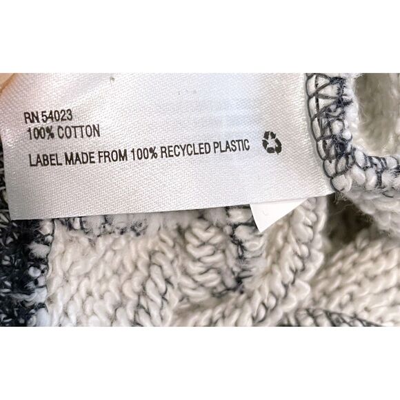 Gap Blue Asymmetrical Knit Zip Blazer Moto Jacket Size Medium New NWT MSRP $69 - Picture 4 of 5